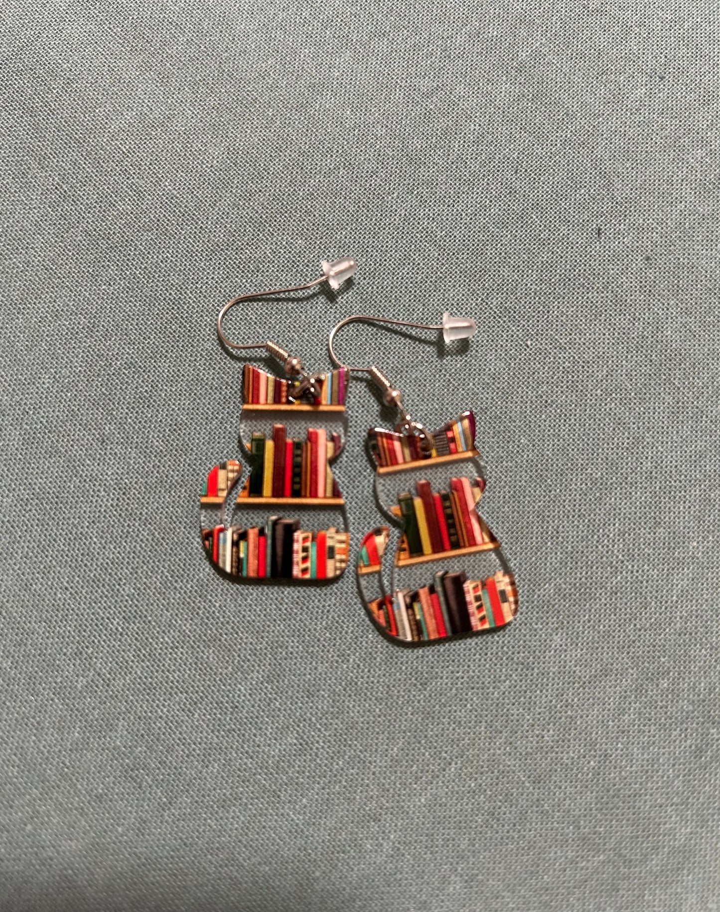 Cat Bookish earrings