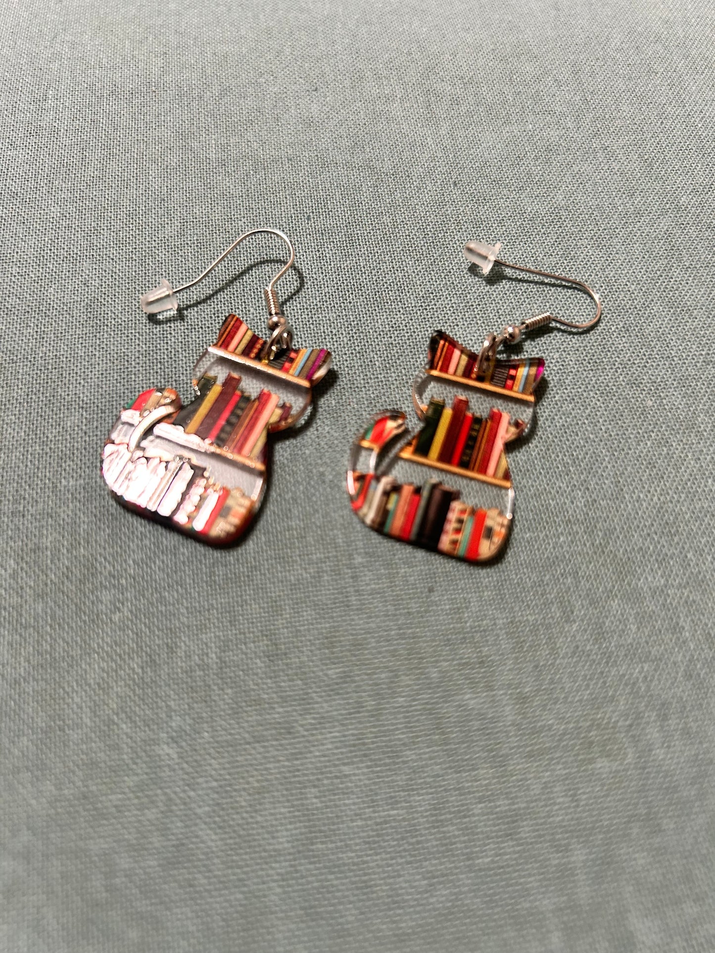 Cat Bookish earrings