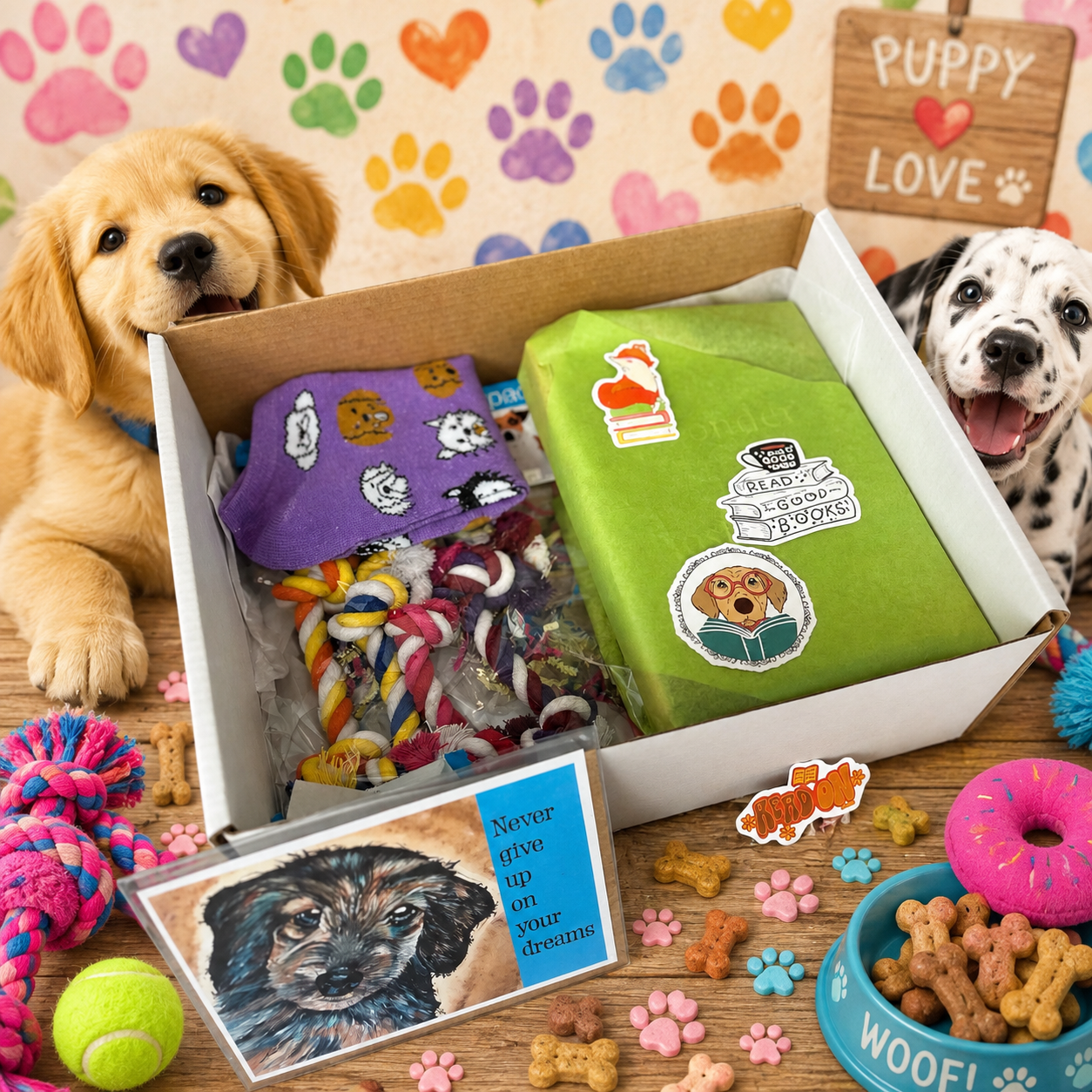 Dog Lovers Book Box!