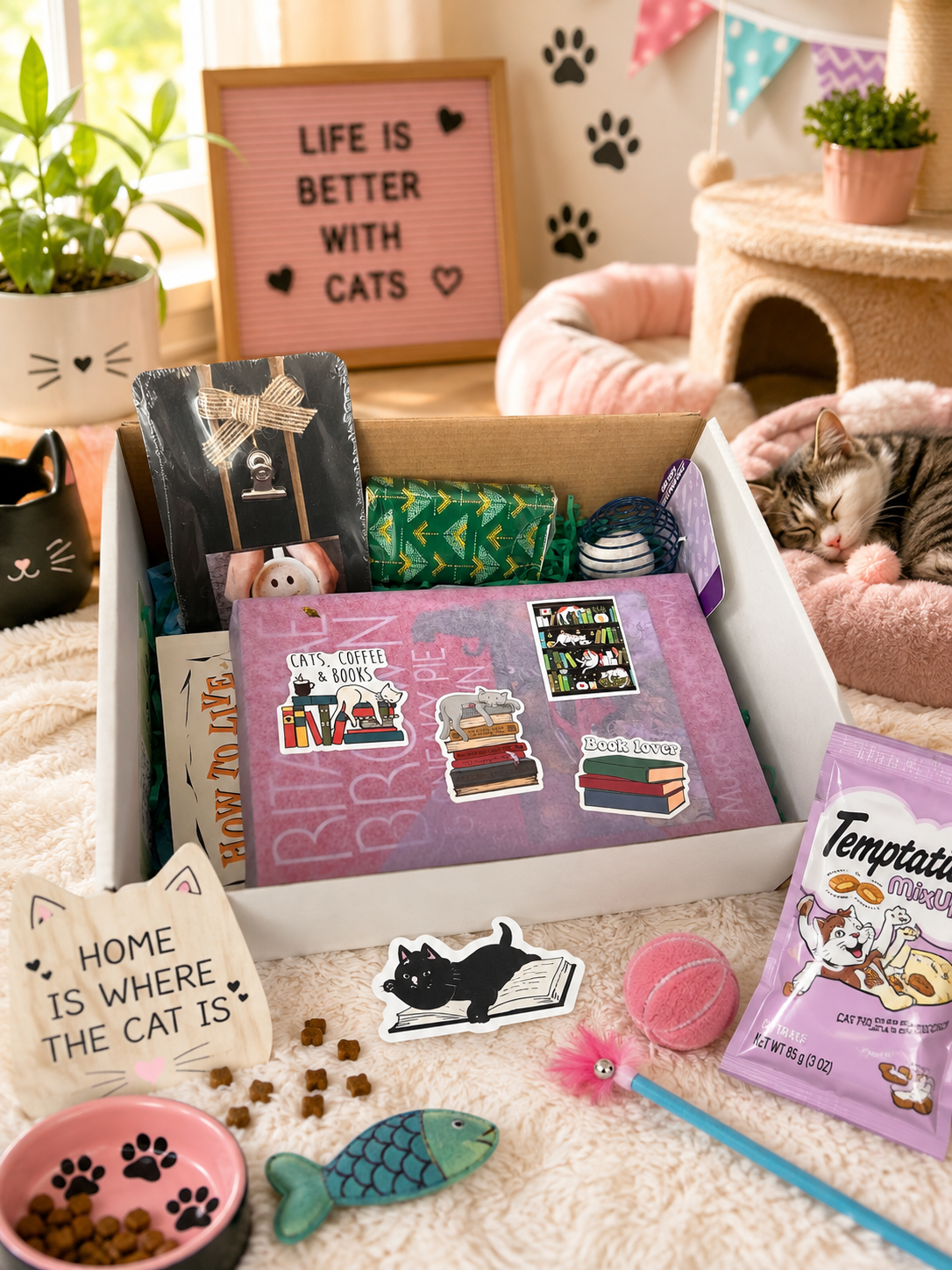 Cat Lovers Book Box!