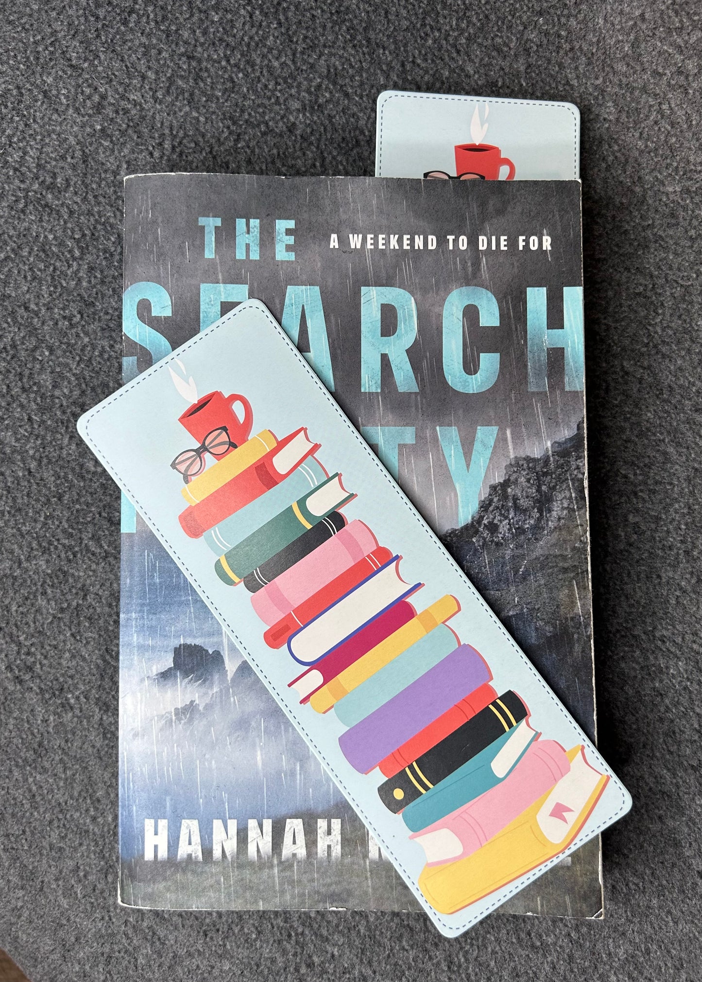 Coffee Bookstack Bookmark