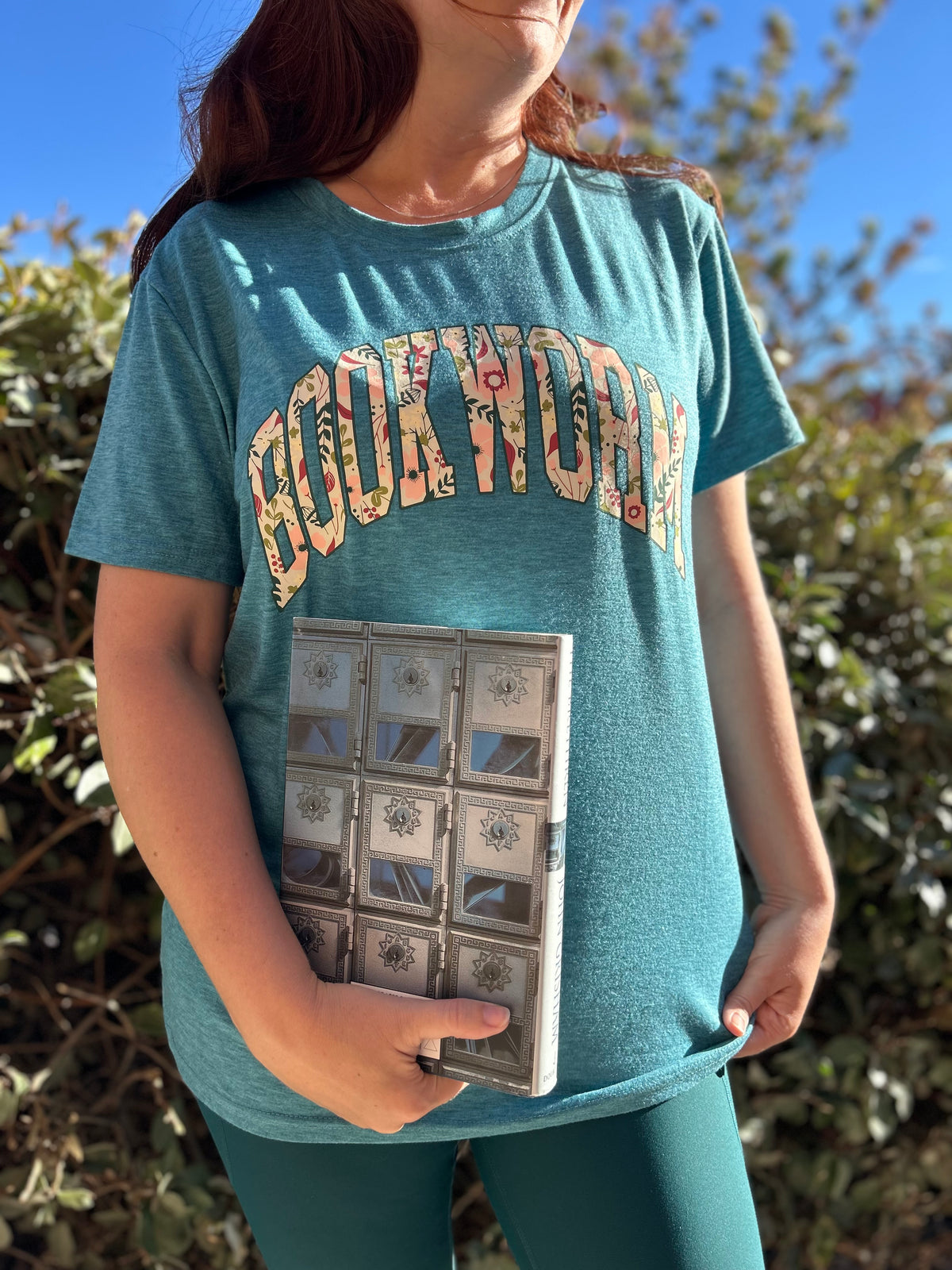 Bookworm Teal T-shirt